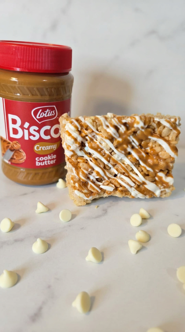Cookie Butter w/ White Chocolate Drizzle